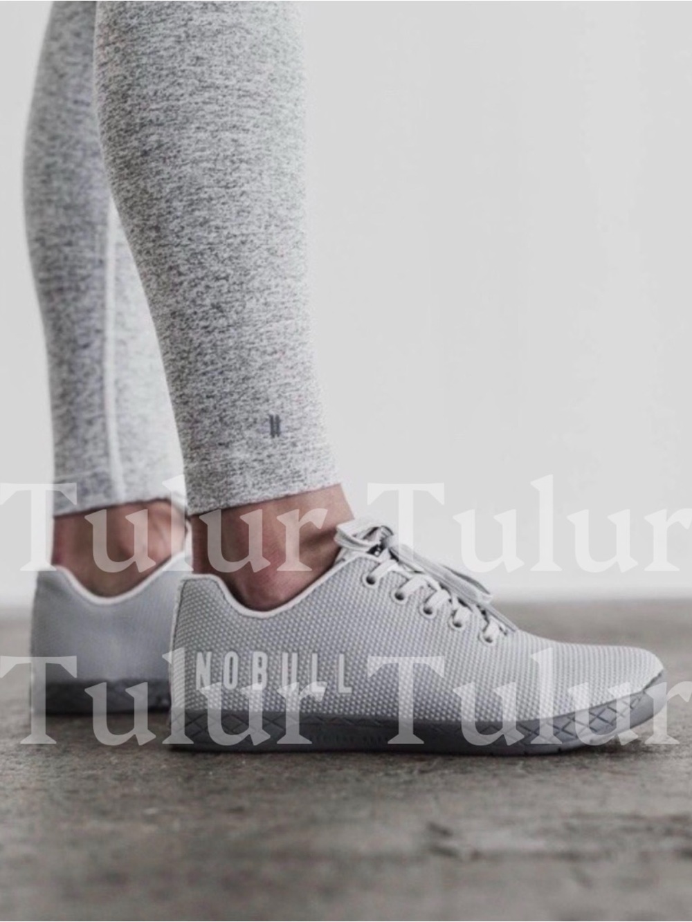 NOBULL Outwork Light Gray White Sneakers 8.5